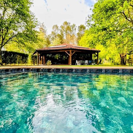 L Estanguet Maison Octogonale En Foret Rion-Des-Landes Luaran gambar
