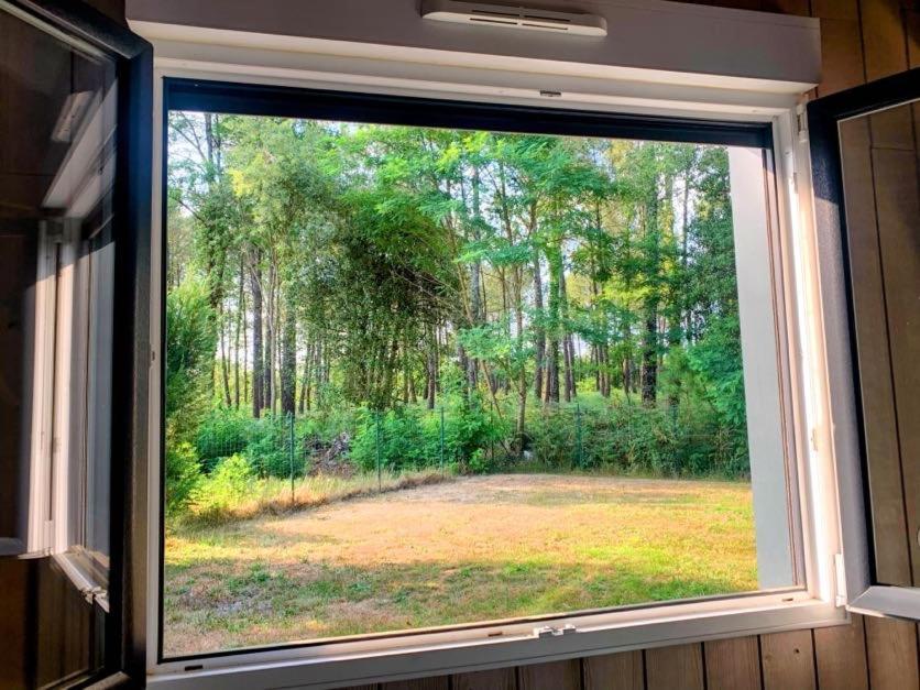 L Estanguet Maison Octogonale En Foret Rion-Des-Landes Luaran gambar