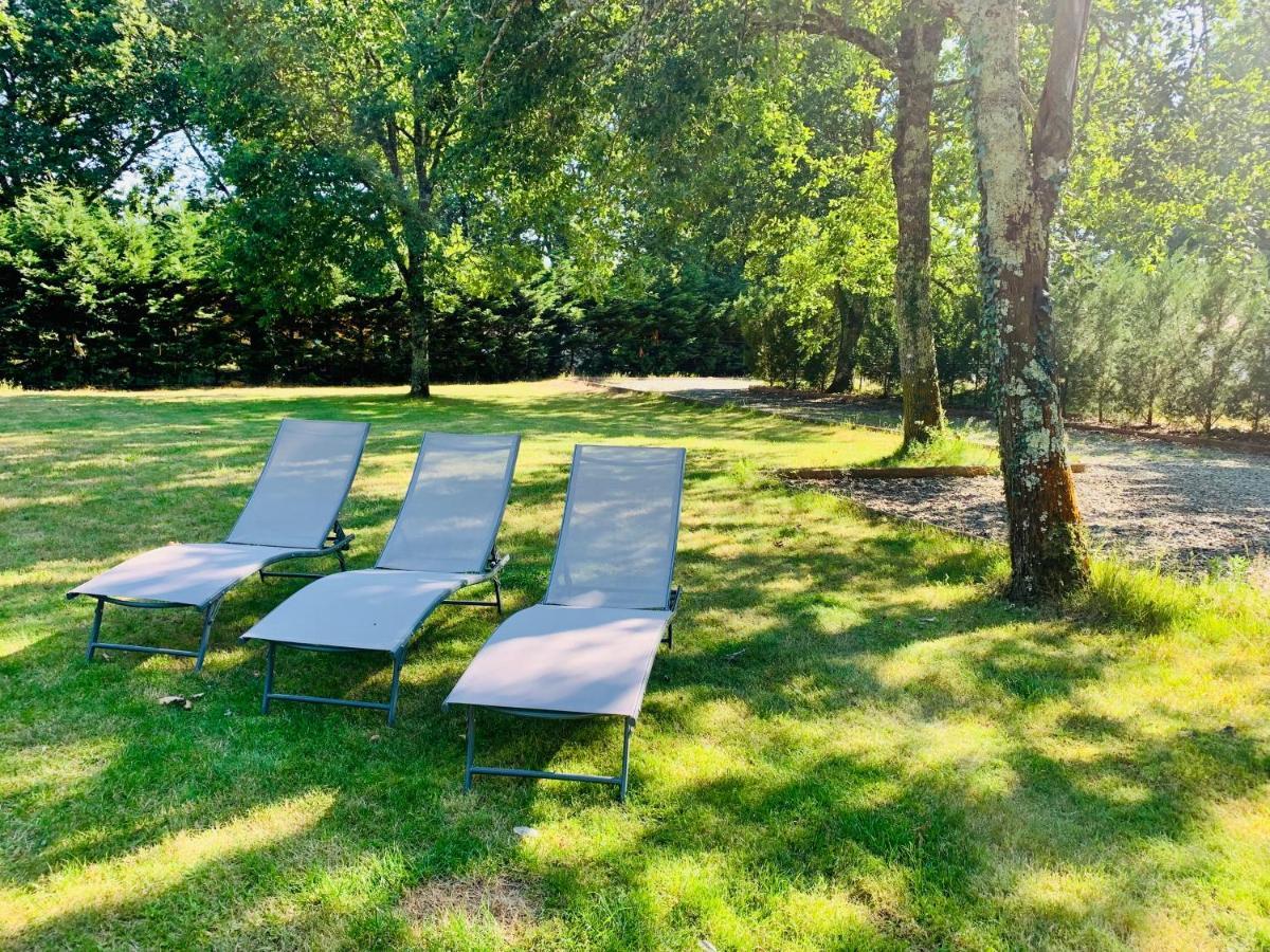 L Estanguet Maison Octogonale En Foret Rion-Des-Landes Luaran gambar