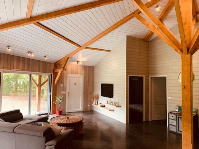 L Estanguet Maison Octogonale En Foret Rion-Des-Landes Luaran gambar