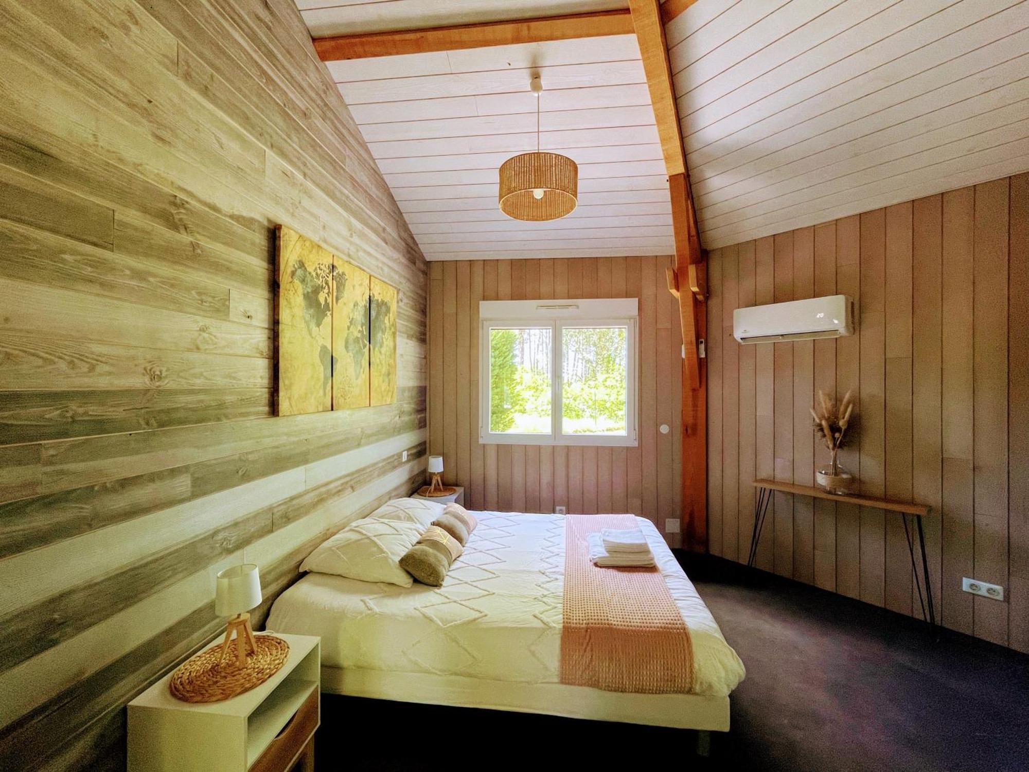 L Estanguet Maison Octogonale En Foret Rion-Des-Landes Luaran gambar