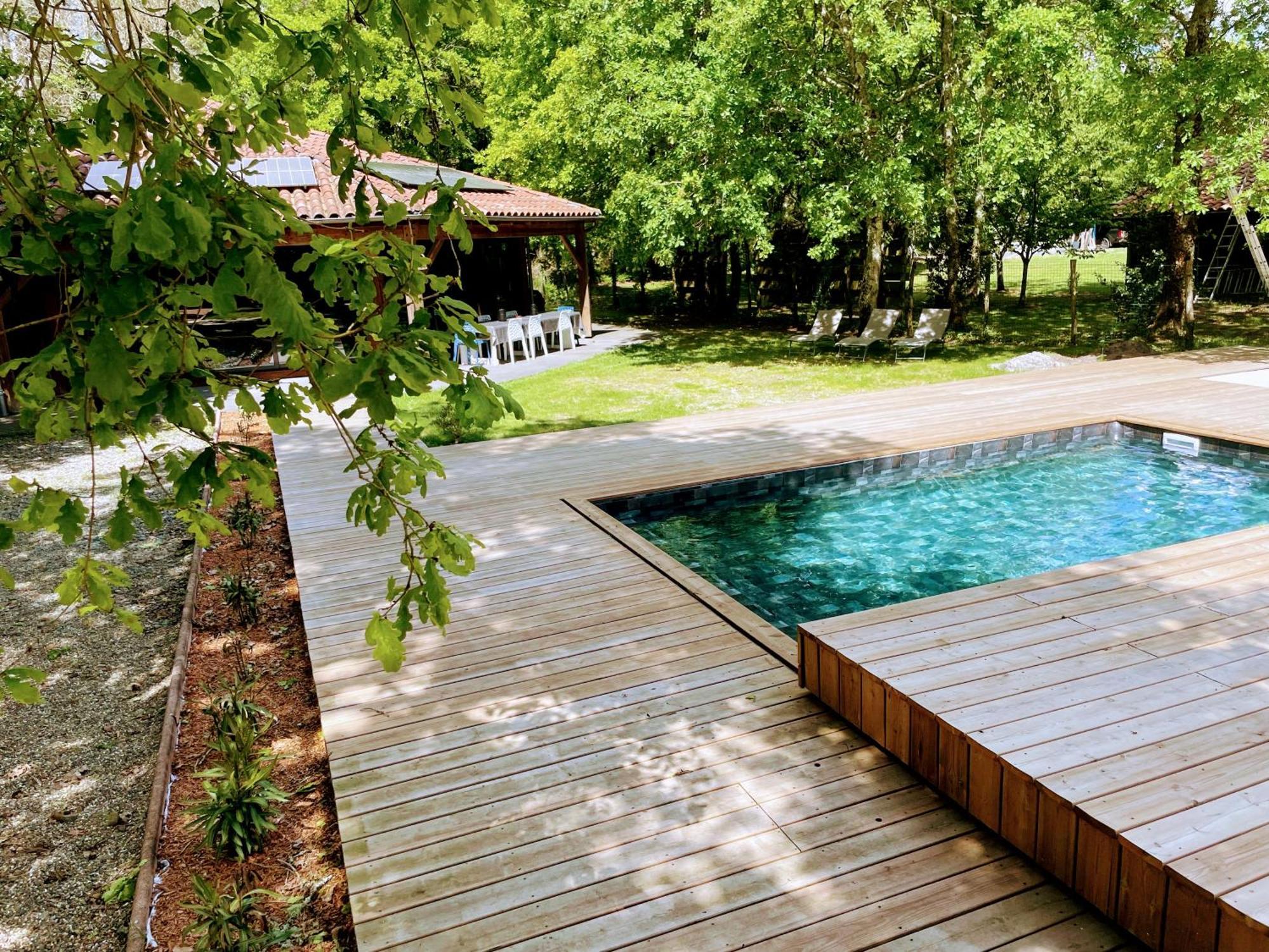 L Estanguet Maison Octogonale En Foret Rion-Des-Landes Luaran gambar